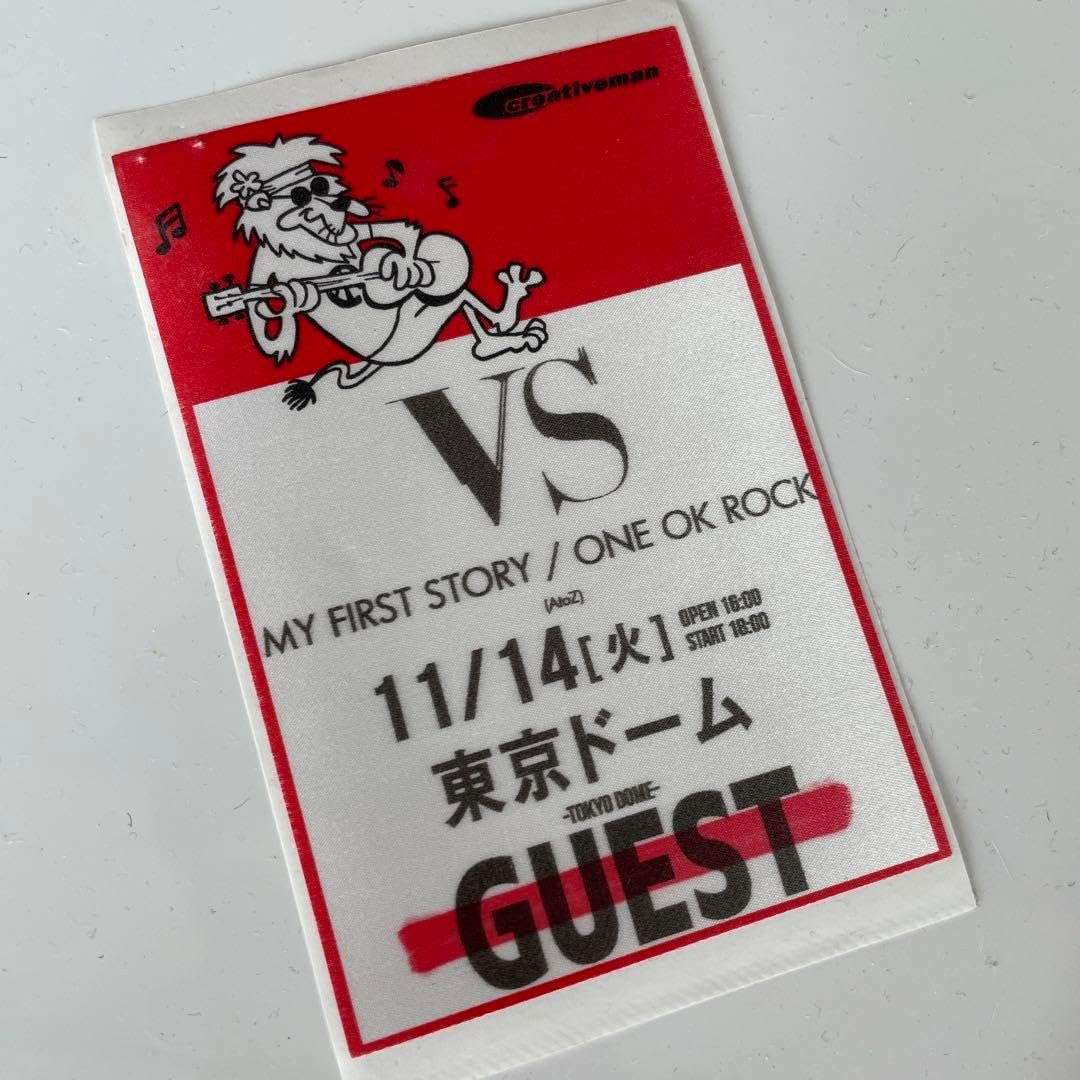 ONE OK ROCK VS My First Story VIPステッカー VS” ONE OK ROCK / MY FIRST STORY コラボグッズ販売開始